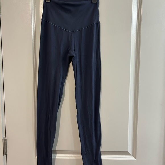 aerie Pants - Aerie OFFLINE Crossover Dark Blue Leggings long Inseam